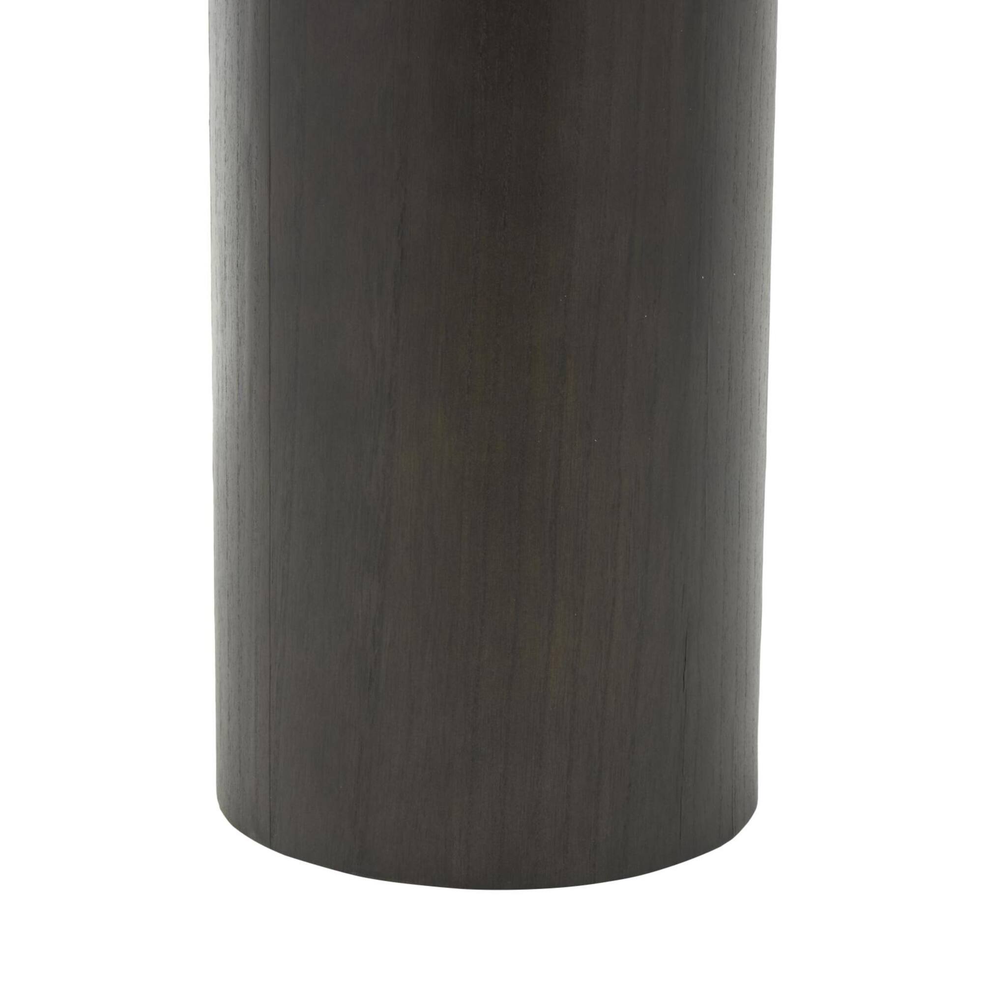 23" Pedestal Side End Accent Table with Rounded Square Top